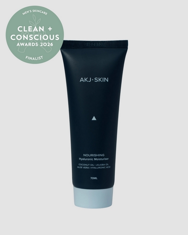 Nourishing Hyaluronic Moisturiser by AKJ SKIN – Finalist, Best Men’s Skincare, Clean + Conscious Awards 2026