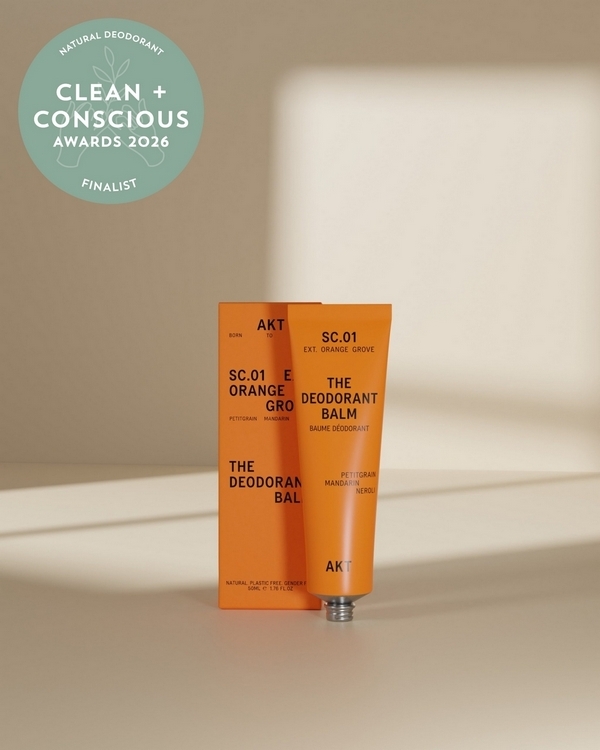 The Deodorant Balm SC.01 by AKT London – Finalist, Best Natural Deodorant, Clean + Conscious Awards 2026