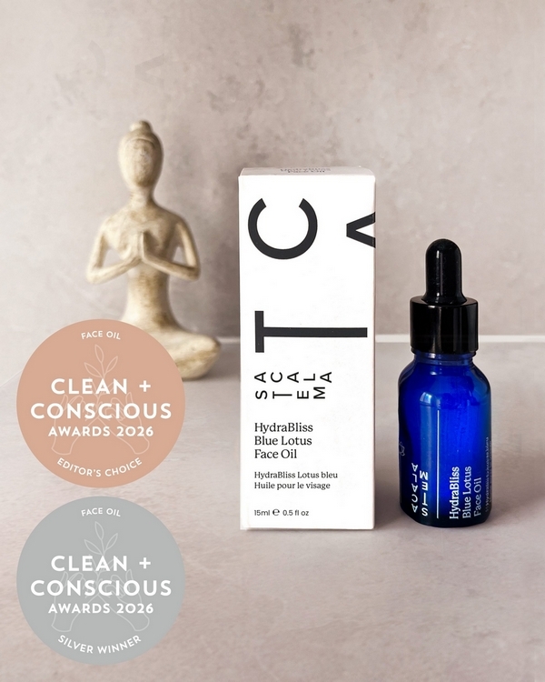 HydraBliss Blue Lotus Face Oil by Acala Stem – Silver + Editor's Choice, Best Face Oil, Clean + Conscious Awards 2026