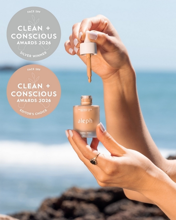 Aleph Smoothing Skin Tint / SPF 20 by Aleph Beauty – Silver + Editor's Choice, Best Face Sunscreen / SPF, Clean + Conscious Awards 2026
