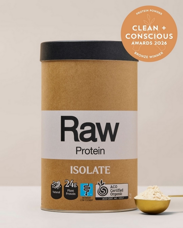 Raw Protein Isolate by Amazonia – Bronze, Best Protein Powder, Clean + Conscious Awards 2026