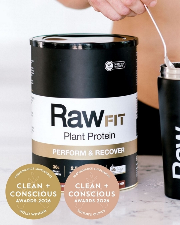 RawFIT Perfrom & Recover by Amazonia – Gold + Editor's Choice, Best Performance Supplement, Clean + Conscious Awards 2026