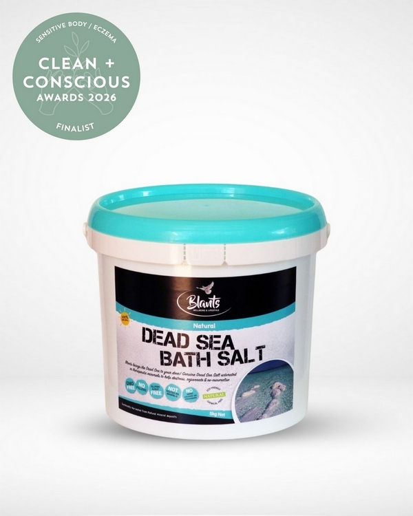 Dead Sea Salt by Blants Wellbeing – Finalist, Best Sensitive Body / Eczema, Clean + Conscious Awards 2026