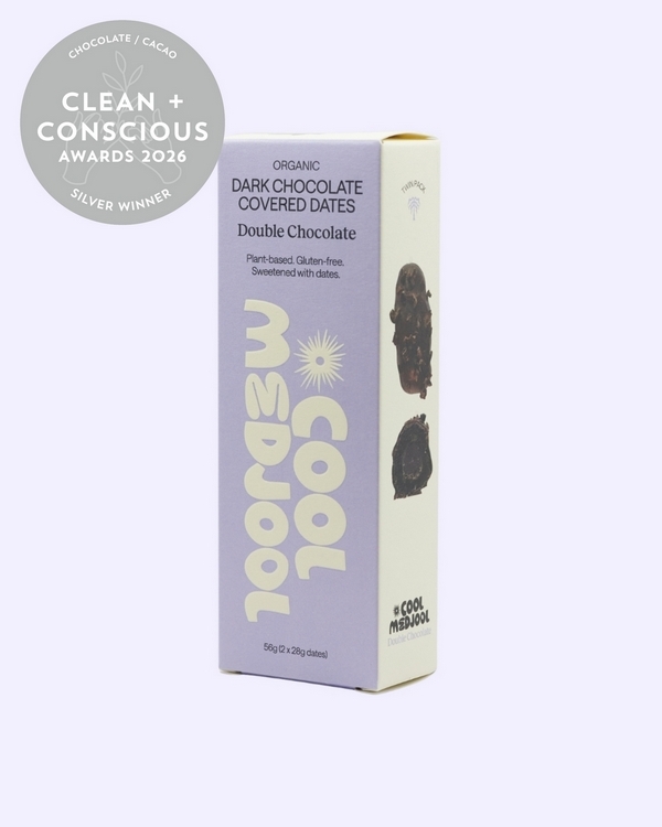 Cool Medjool Double Chocolate by Cool Medjool – Silver, Best Ethical Chocolate / Cacao, Clean + Conscious Awards 2026