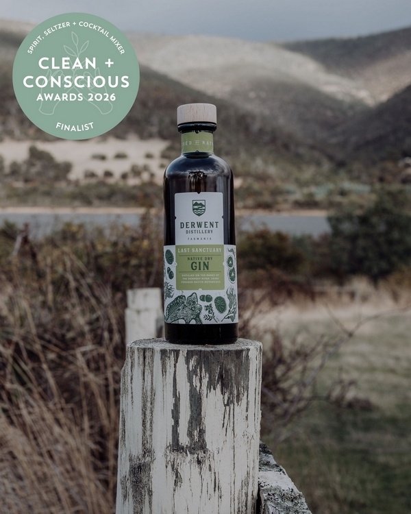 Last Sanctuary Native Gin by Derwent Distillery – Finalist, Best Spirits, Seltzer + Cocktail Mixer, Clean + Conscious Awards 2026