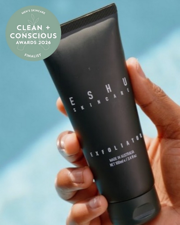 Exfoliator by ESHU Skincare – Finalist, Best Men’s Skincare, Clean + Conscious Awards 2026