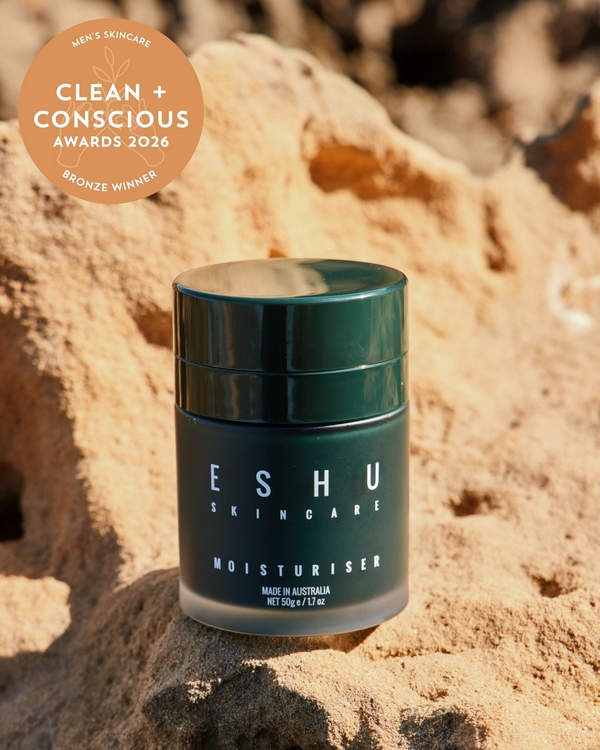 Moisturiser by ESHU Skincare – Bronze, Best Men’s Skincare, Clean + Conscious Awards 2026