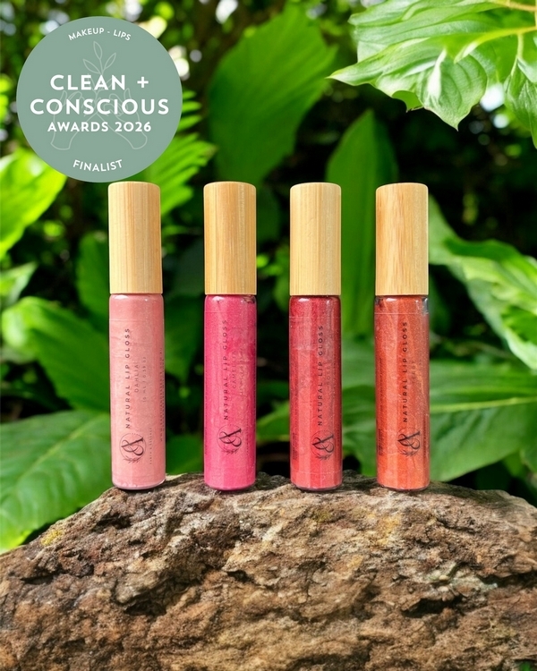 Natural Lip Gloss by Earth Essence – Finalist, Best Makeup – Lips, Clean + Conscious Awards 2026