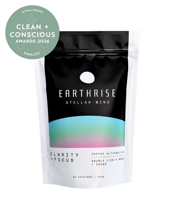 Stellar Mind Coffee Alternative by Earthrise – Finalist, Best Ritual Drinks, Clean + Conscious Awards 2026