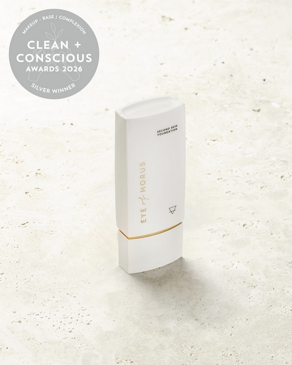 Second Skin Foundation by Eye of Horus – Silver, Best Makeup – Base / Complexion, Clean + Conscious Awards 2026