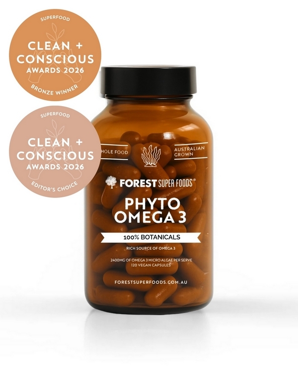 Phyto Omega 3 by Forest Super Foods – Bronze + Editor's Choice, Best Superfood, Clean + Conscious Awards 2026