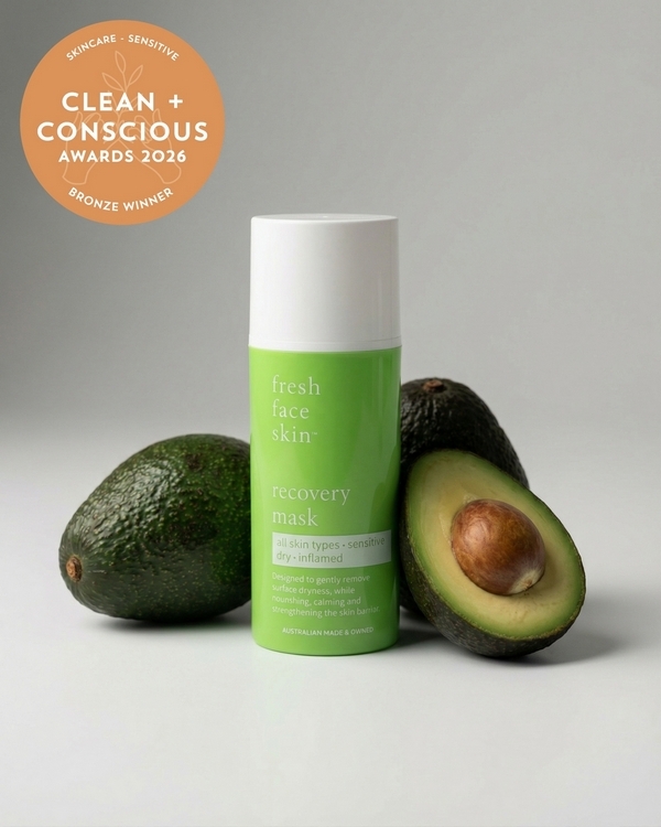 Recovery Mask by Fresh Face Skin – Bronze, Best Skincare for Sensitive Skin, Clean + Conscious Awards 2026
