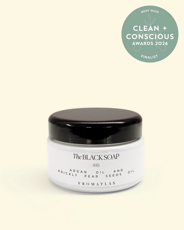 The Black Soap by From Atlas – Finalist, Best Body Wash, Clean + Conscious Awards 2026