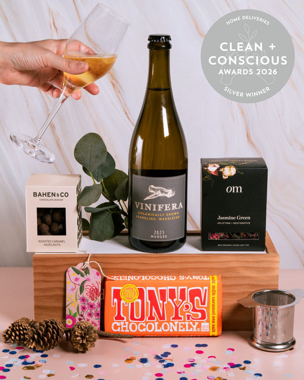 You’re the Sweetest – Sparkling Wine Gift Hamper by Gourmet + Green – Best Home Deliveries, Clean + Conscious Awards 2026