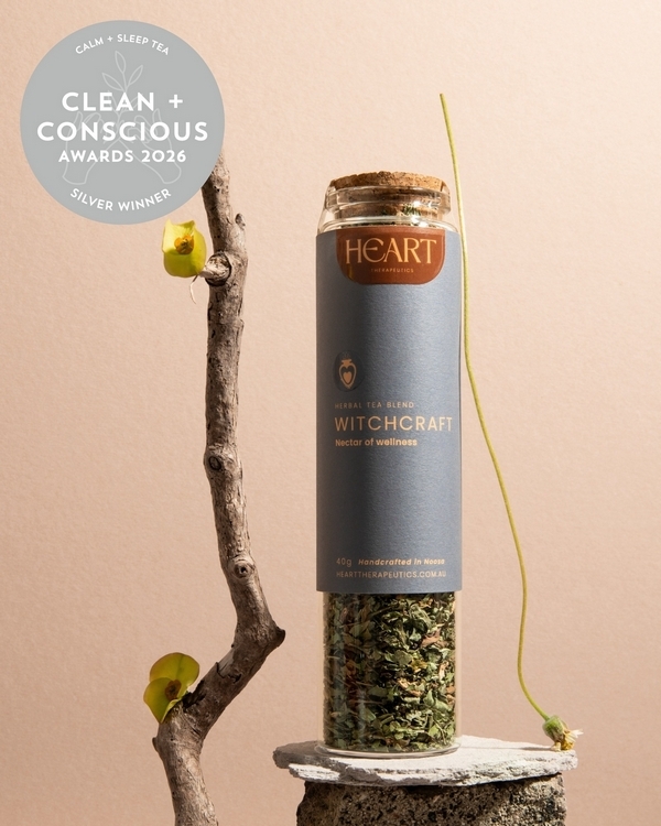Witchcraft by Heart Therapeutics – Silver, Best Calm + Sleep Tea, Clean + Conscious Awards 2026