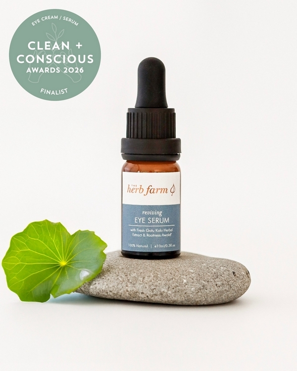 Reviving Eye Serum by The Herb Farm – Finalist, Best Eye Cream / Serum, Clean + Conscious Awards 2026