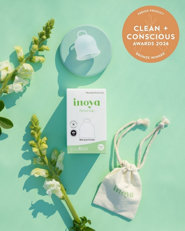 Period Cup by Inoya – Bronze, Best Period Product, Clean + Conscious Awards 2026