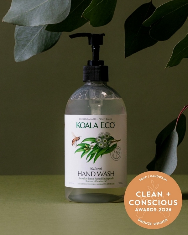 Natural Hand Wash by Koala Eco – Bronze, Best Natural Soap + Hand Wash, Clean + Conscious Awards 2026