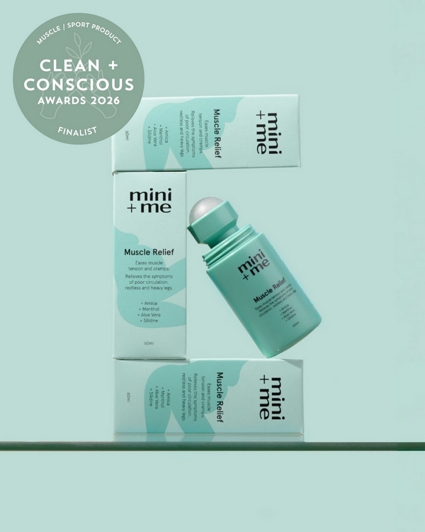 Muscle Relief Roll On by Mini + Me – Finalist, Best Muscle / Sport Product, Clean + Conscious Awards 2026
