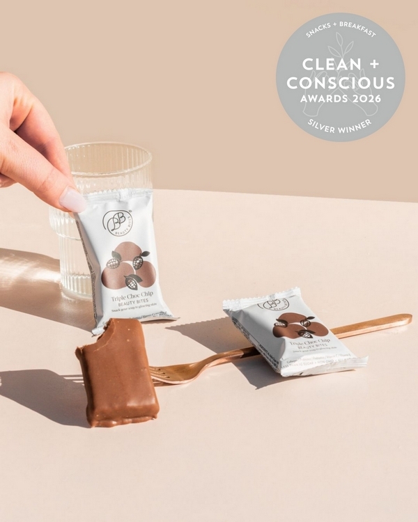 Triple Choc Chip Beauty Bites by Krumbled Foods – Silver, Best Snacks + Breakfast, Clean + Conscious Awards 2026