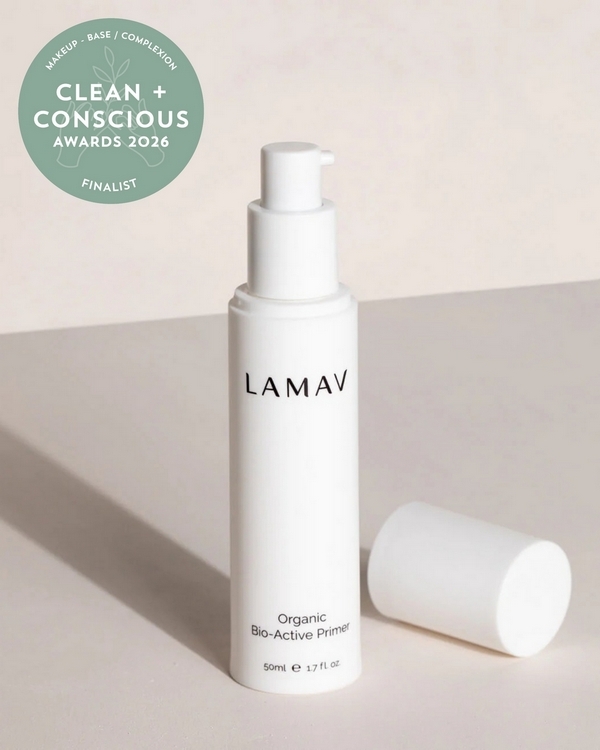 Organic Bio-Active Primer by LAMAV Organic Skin Science – Finalist, Best Makeup – Base / Complexion, Clean + Conscious Awards 2026