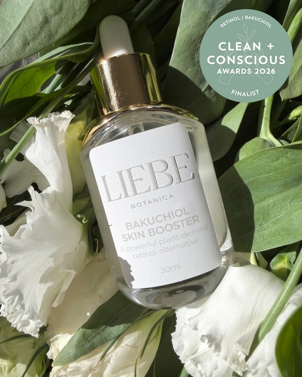 Bakuchiol Skin Booster by LIEBE Botanica – Finalist, Best Natural Retinol / Bakuchiol, Clean + Conscious Awards 2026