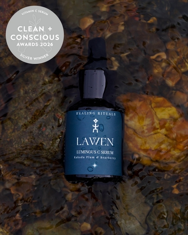 Luminous C Serum by Lawen Healing Rituals – Silver, Best Vitamin C Serum, Clean + Conscious Awards 2026