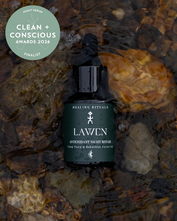 Antioxidant Night Repair by Lawen Healing Rituals – Finalist, Best Night Serum, Clean + Conscious Awards 2026