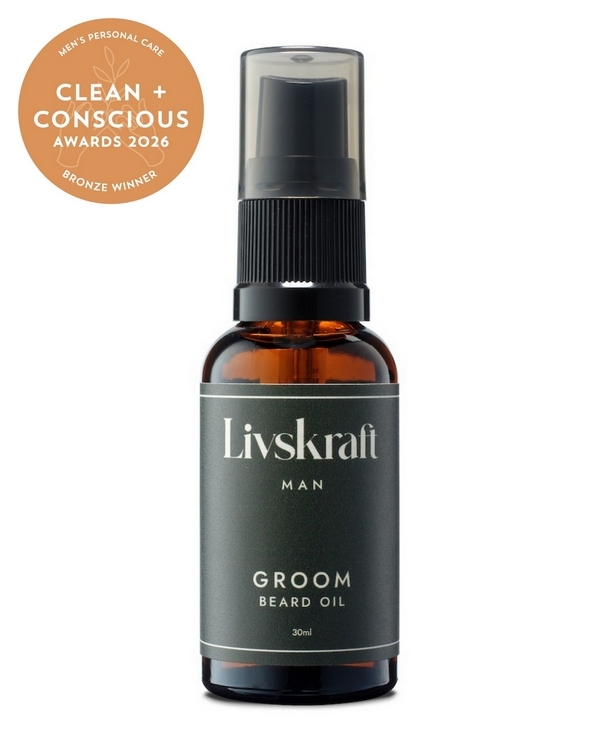 Groom by Livskraft – Bronze, Best Men’s Personal Care, Clean + Conscious Awards 2026