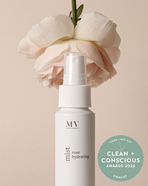 Rose Hydrating Mist by MV Skintherapy – Finalist, Best Toner / Face Mist, Clean + Conscious Awards 2026