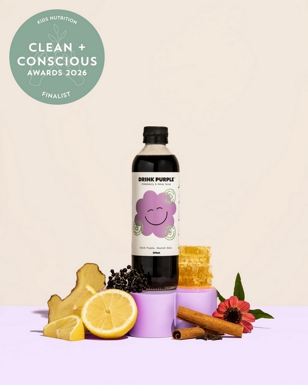 Drink Purple by Mama Nayture – Finalist, Best Kids Nutrition, Clean + Conscious Awards 2026