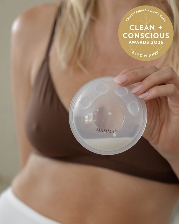 Bosom Ritual Shells – Dual Purpose Breast Milk Collectors by Mammae – Gold, Best Breastfeeding + Nipple Care, Clean + Conscious Awards 2026