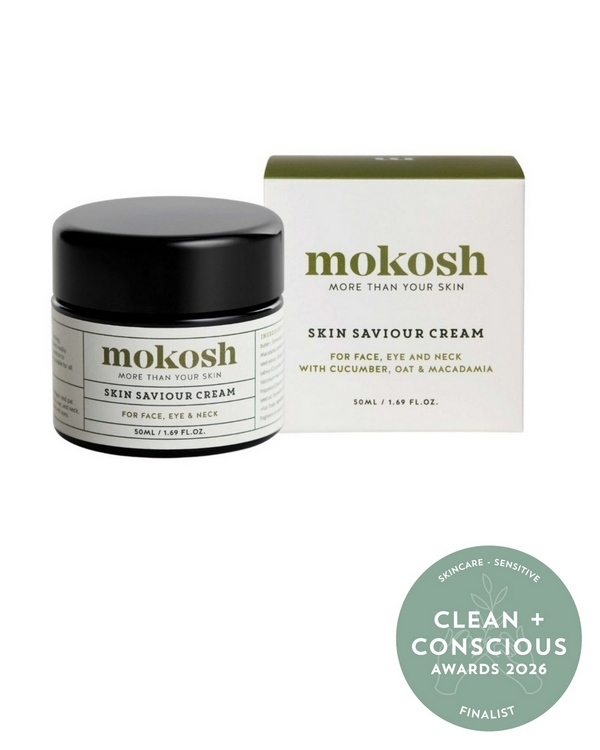 Skin Saviour Cream by Mokosh – Finalist, Best Skincare for Sensitive Skin, Clean + Conscious Awards 2026