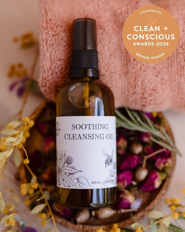 Soothing Cleansing Oil by Nina’s Bees – Bronze, Best Cleansing Oil, Clean + Conscious Awards 2026
