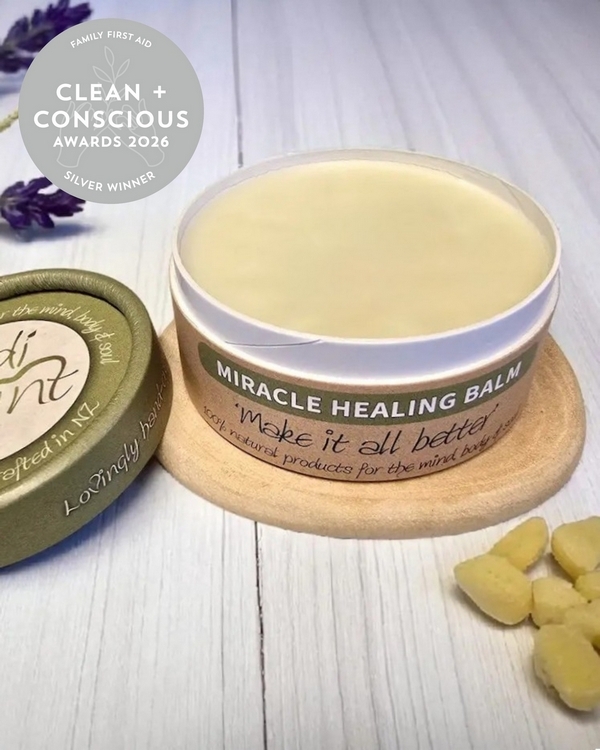 Make it all better – Miracle Healing Balm by Nudi Point – Silver, Best Family First Aid Product, Clean + Conscious Awards 2026