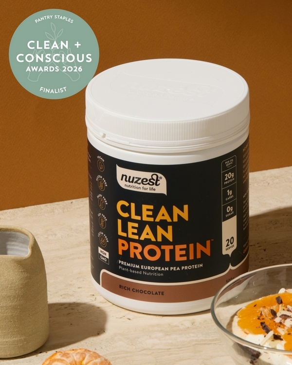 Clean Lean Protein by Nuzest – Finalist, Best Pantry Staples, Clean + Conscious Awards 2026