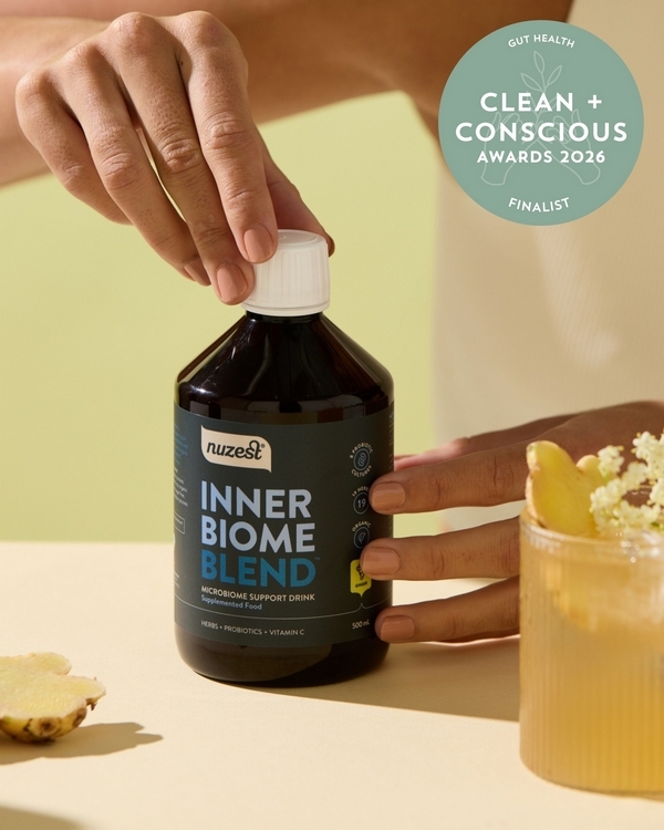 Inner Biome Blend by Nuzest – Finalist, Best Gut Health Product, Clean + Conscious Awards 2026