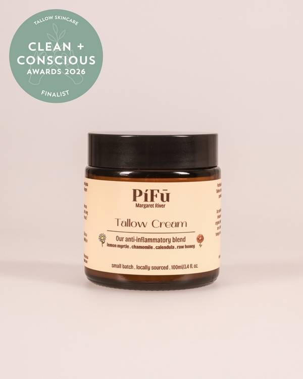 Our Anti-Inflammatory Blend by PIFU Margaret River – Finalist, Best Tallow Skincare, Clean + Conscious Awards 2026