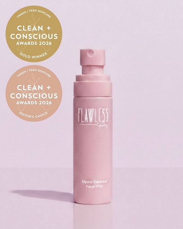 Hydrabalance Face Mist by Petite Skin Co. – Gold + Editor's Choice, Best Skincare for Tweens / Teens, Clean + Conscious Awards 2026