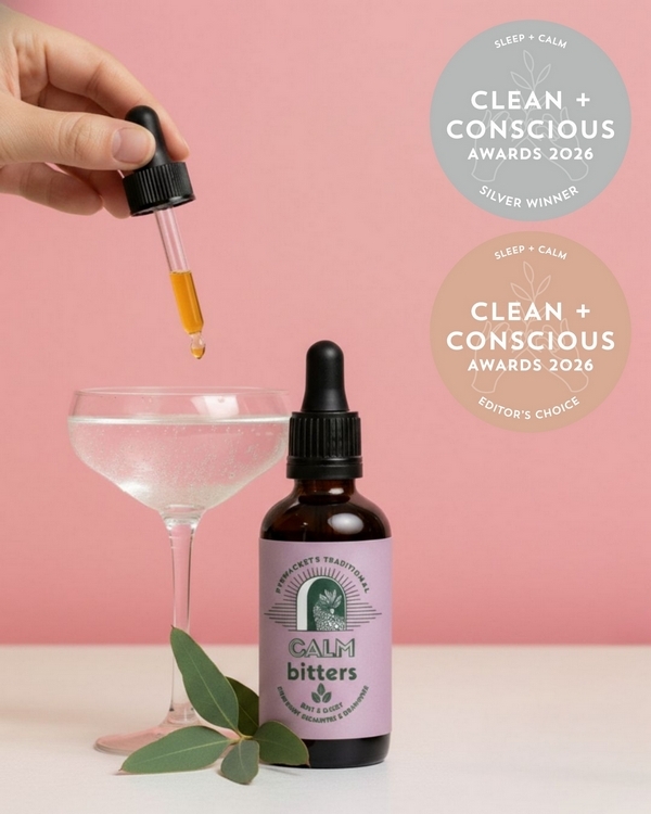 Calm Bitters by Pyewackets Traditional – Silver + Editor's Choice, Best Sleep + Calm, Clean + Conscious Awards 2026