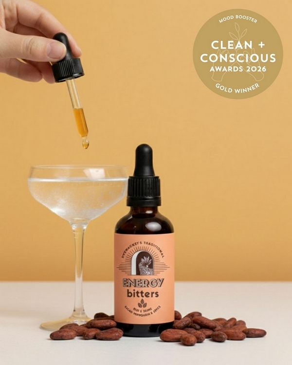Energy Bitters by Pyewackets Traditional – Gold, Best Mood Booster, Clean + Conscious Awards 2026