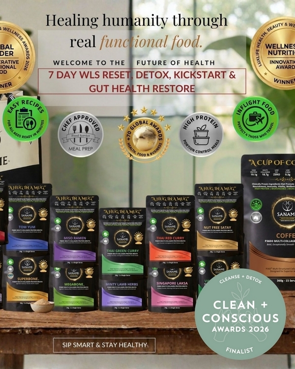 7 Day Wellness Reset, Detox, Kickstart & Gut Health by SANAME – Finalist, Best Cleanse + Detox, Clean + Conscious Awards 2026