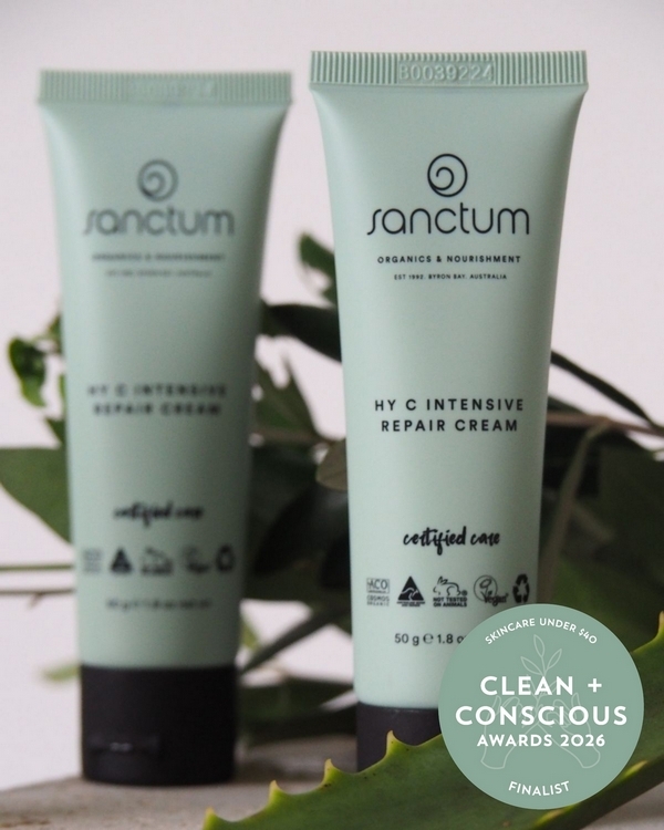 HY C Intensive Repair Cream by Sanctum Organics – Finalist, Best Skincare under $40, Clean + Conscious Awards 2026