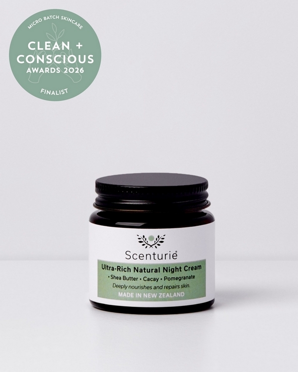 Ultra-Rich Natural Night Cream by Scenturie Natural Skincare – Finalist, Best Micro Batch Skincare, Clean + Conscious Awards 2026
