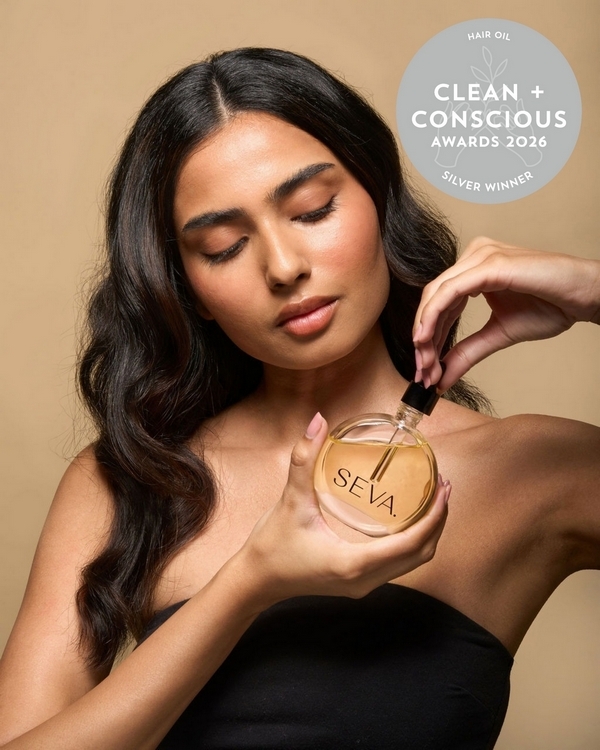 Seva- The Heritage Collection Hair Oil by Seva Beauty – Silver, Best Natural Hair Oil, Clean + Conscious Awards 2026