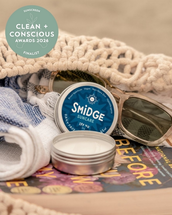 Smidge On-the-go SPF 40 Sunscreen by Smidge Suncare – Finalist, Best Natural Sunscreen, Clean + Conscious Awards 2026