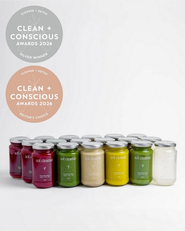 3 Day Cleanse – Level 1: Reset & Nourish by Sol Cleanse – Silver + Editor's Choice, Best Cleanse + Detox, Clean + Conscious Awards 2026