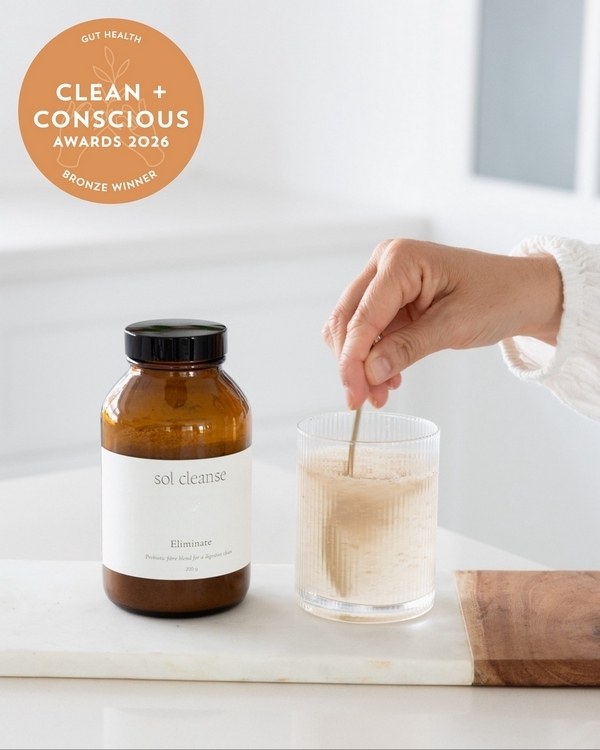 Eliminate by Sol Cleanse – Bronze, Best Gut Health Product, Clean + Conscious Awards 2026