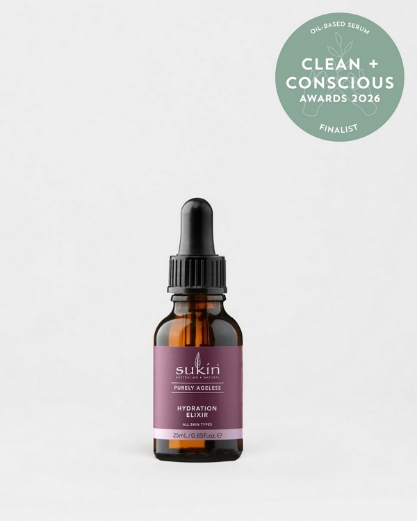 Hydration Elixir | Purely Ageless by Sukin Australia – Finalist, Best Oil Based Serum, Clean + Conscious Awards 2026