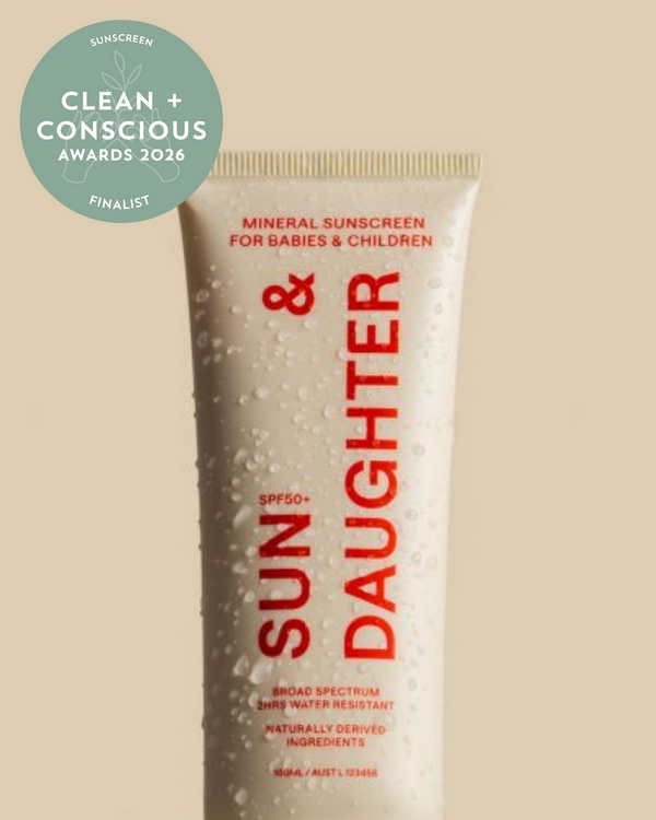 Mineral Sunscreen For Babies & Children by Sun & Daughter – Finalist, Best Natural Sunscreen, Clean + Conscious Awards 2026